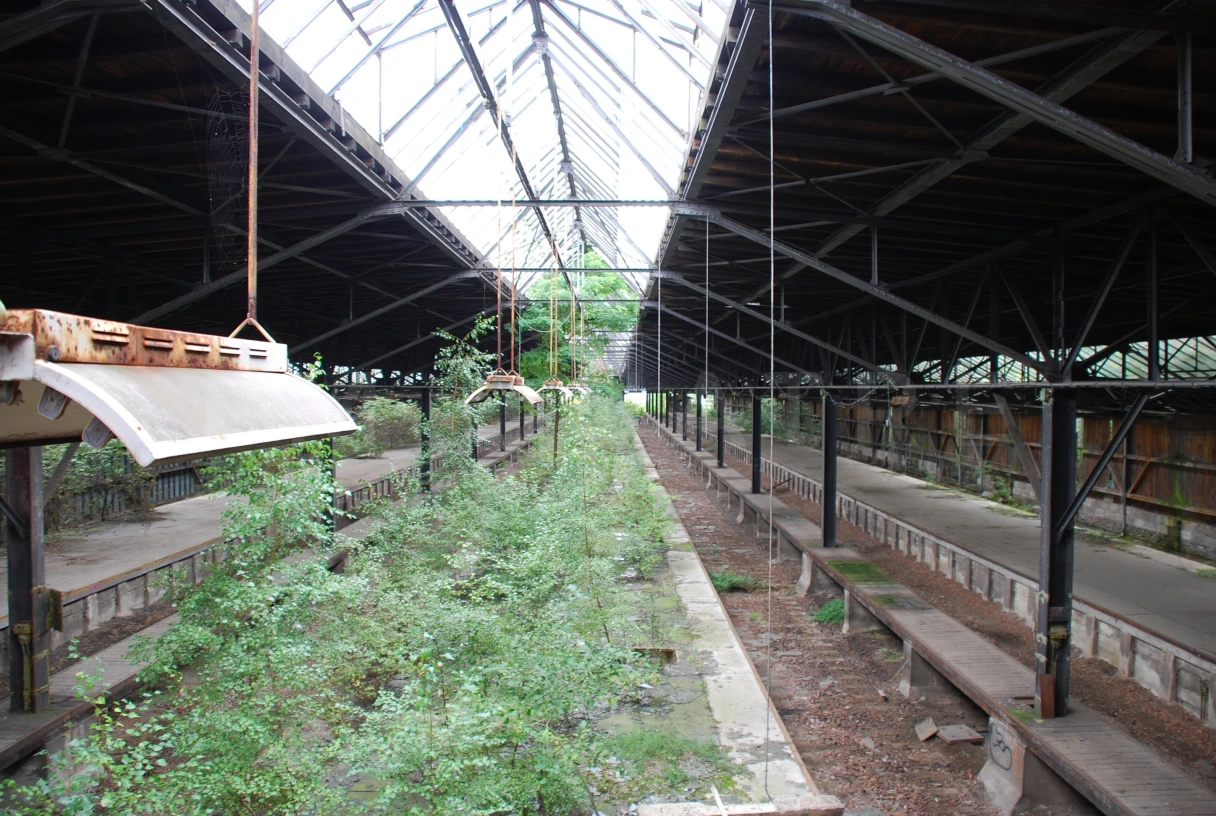 ehemalige verladehalle des güterbahnhofes chemnitz-hilbersdorf